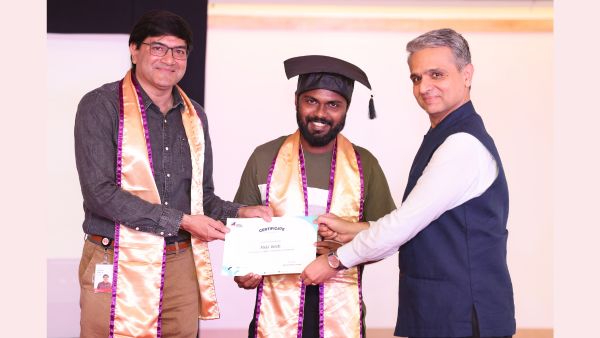 Reverie CEO Arvind Pani, Rakesh Godhwani and a Learner