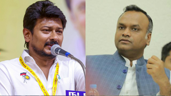 DMK leader Udhayanidhi Stalin and Congress president Mallikarjun Kharges son Priyank Kharge
