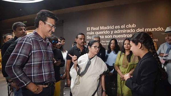 Mamata Banerjee Santiago Bernabeu Stadium Visit