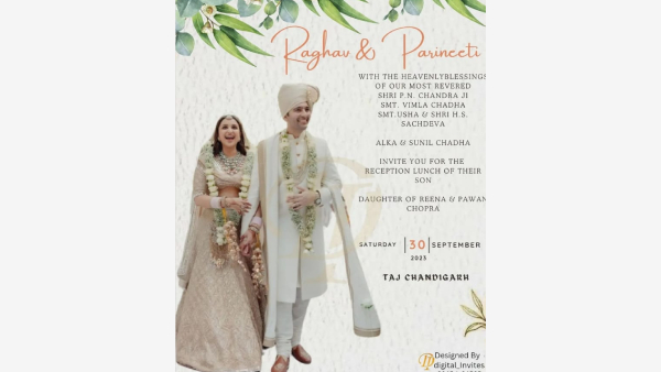 Parineeti-Raghav: Parineeti-Raghavs Reception Party Invitation Leaked| See Details