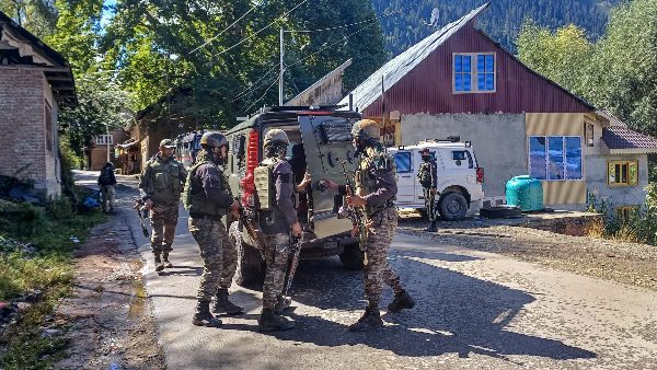 Day 7 Of J&K Operation Security Forces Comb Through Anantnag Forest