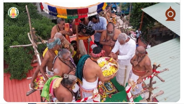 Consecration ceremony of 1041 temples done within 860 days in Tamil Nadu