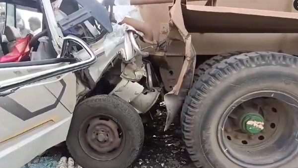 Chikkaballapur Road Accident: 12 Killed, 2 Critical; Chilling Visuals Emerge