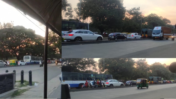 Bengaluru Traffic Jam: Long Queues And Traffic Gridlock Near Hosur Make Commuting A Nightmare