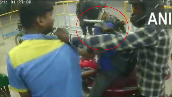 Caught On Camera: See How Masked Men Loot A Petrol Pump Employee In Delhi