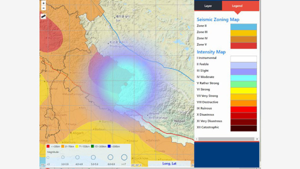 Highest magnitude earthquake in uttarakhand