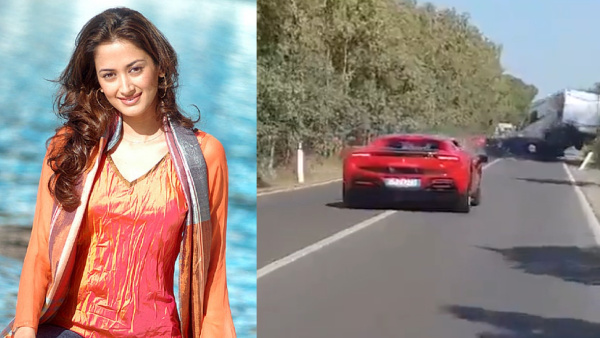 Caught On Cam: Gayathri Joshi Survives Car Crash In Italy