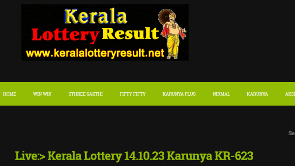 Kerala Lottery Winning Numbers For Karunya KR-607: Check Results For 14.10.23