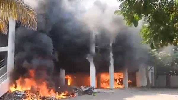 NCP MLA Prakash Solankes House Vandalised, Set On Fire By Maratha Quota Protesters