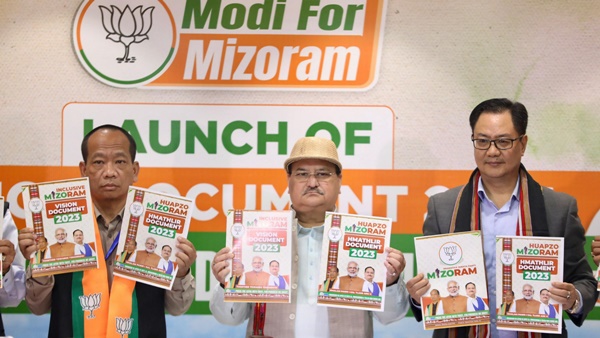In Mizoram Manifesto, BJP Promises 33% Quota For Women In Jobs, Probe Into MNF Govts Scheme