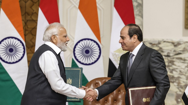 PM Modi, Egypt President Discuss Israeli Military Operations In Gaza Strip PM Modi, Egypt President Discuss Israeli Military Operations In Gaza Strip