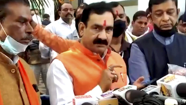 Madhya Pradesh Home Minister Narottam Mishra