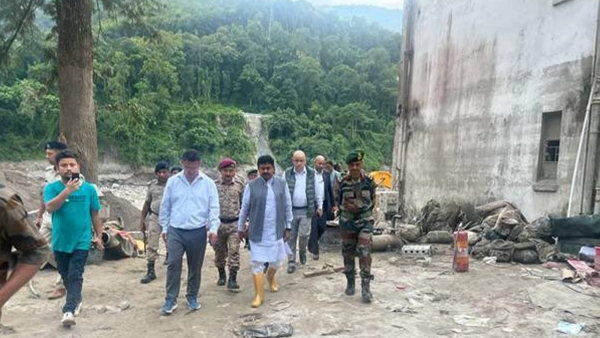 flash floods in Sikkim