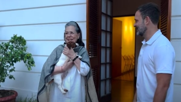 Screengrab From Video Shared By Rahul Gandhi With Sonia Gandhi And Noorie