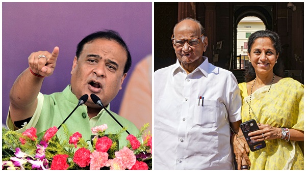 Sharad Pawar Will Send Supriya To Gaza To Fight For Hamas: Assam CM On NCP Chiefs Palestine Support Sharad Pawar Will Send Supriya To Gaza To Fight For Hamas: Assam CM On NCP Chiefs Palestine Support