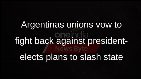 Argentinas unions vow to fight back against president-elects plans to slash state