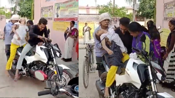 Heartbreaking: Man Takes Sisters Body Home On Bike After Ambulance Shortage In UPs Auraiya