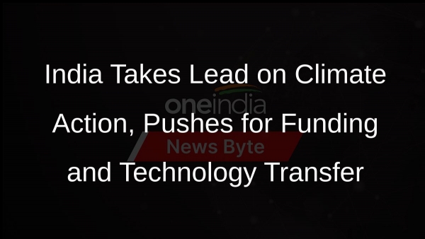 India Takes Lead on Climate Action, Pushes for Funding and Technology Transfer