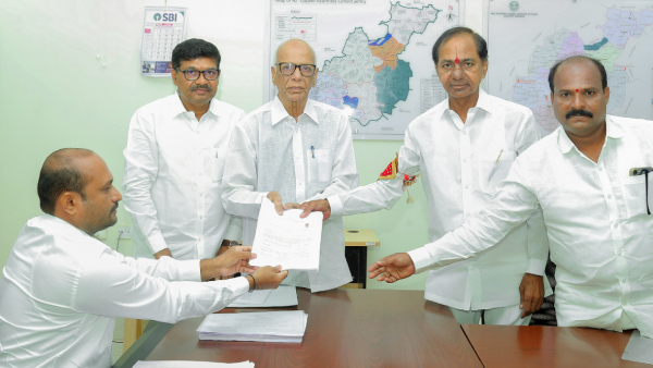 Telangana Chief Minister and BRS President K Chandrashekar Rao files his nomination papers from Gajwel Assembly Constituency for the State Assembly elections, in Siddipet district