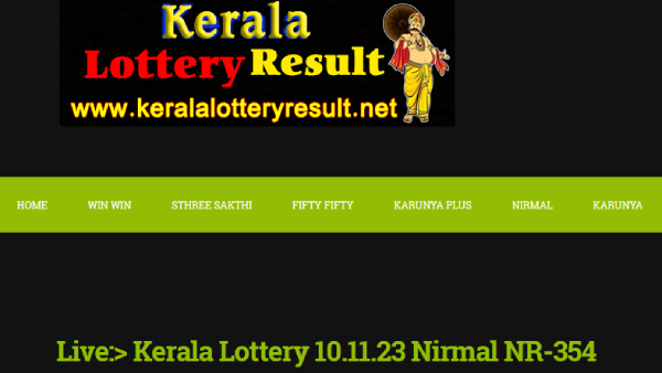 Kerala Lottery Winning Numbers For Nirmal NR 354: Check Results For Nov 10