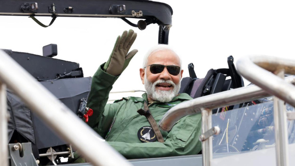 In Pics: PM Modi Takes To The Skies In Tejas Fighter During HAL Visit In Bengaluru