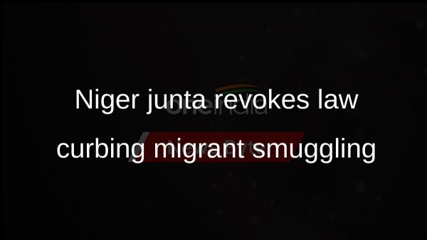 Niger junta revokes law curbing migrant smuggling