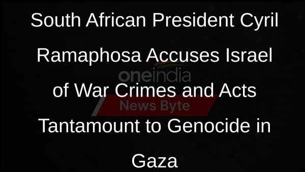South African President Cyril Ramaphosa Accuses Israel of War Crimes and Acts Tantamount to Genocide in Gaza South African President Cyril Ramaphosa Accuses Israel of War Crimes and Acts Tantamount to Genocide in Gaza