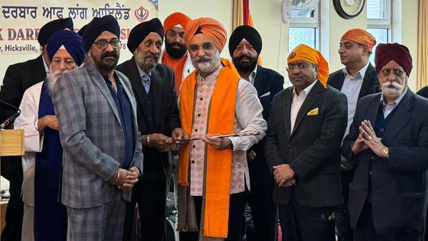 WATCH: Indian Envoy Sandhu Heckled By Pro-Khalistani Elements In New York Gurdwara