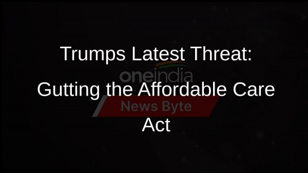 Trumps Latest Threat: Gutting the Affordable Care Act