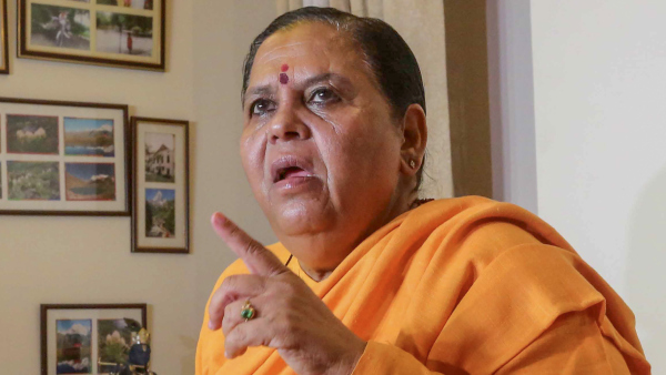Senior BJP leader and former union minister Uma Bharti