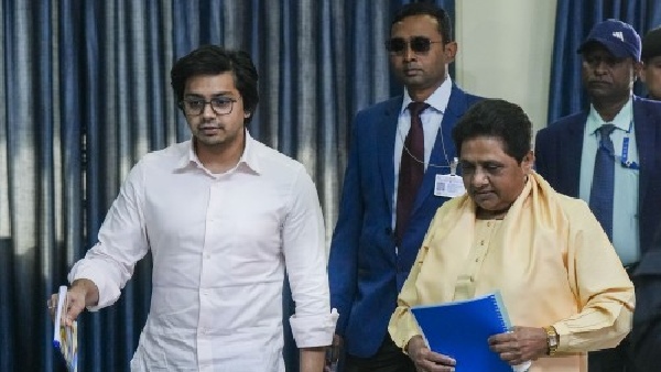Akash Anand With BSP Supremo Mayawati