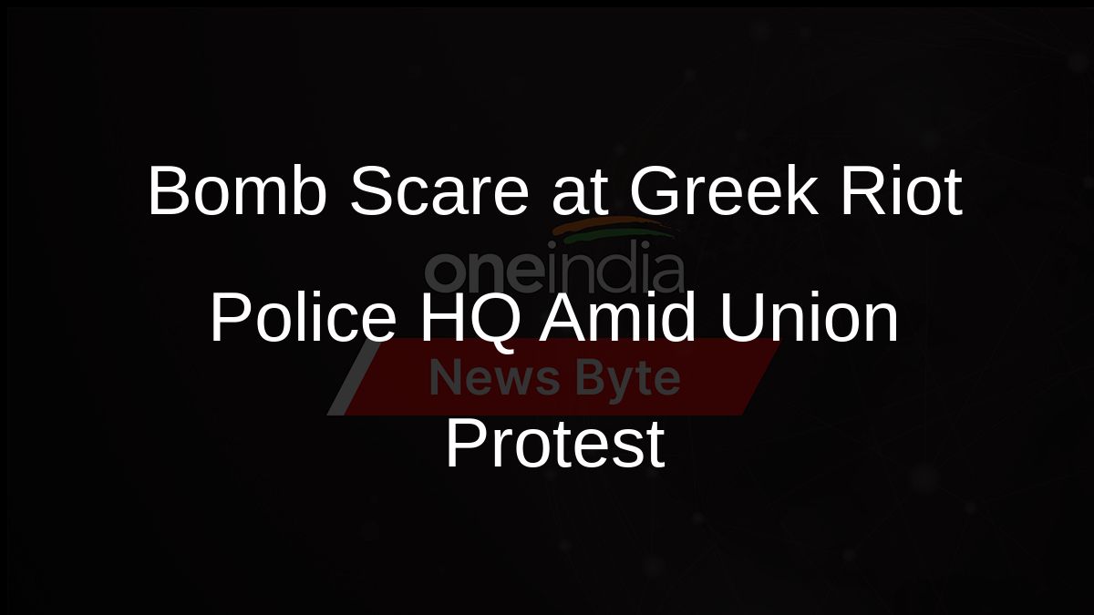 Bomb Scare at Greek Riot Police HQ Amid Union Protest