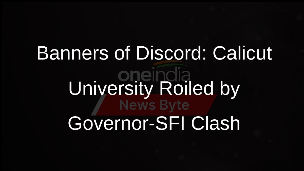 Banners of Discord: Calicut University Roiled by Governor-SFI Clash