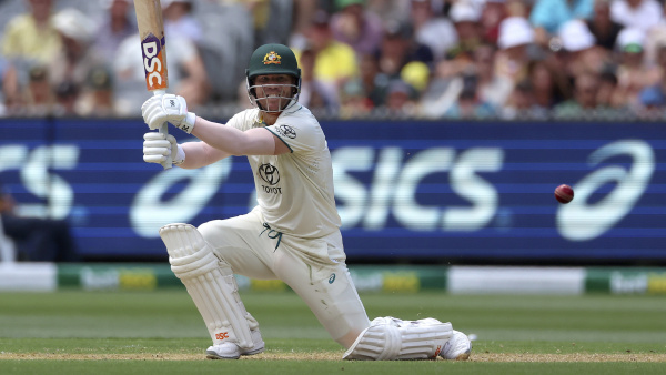 Australias David Warner bats against Pakistan during their cricket test match in Melbourne