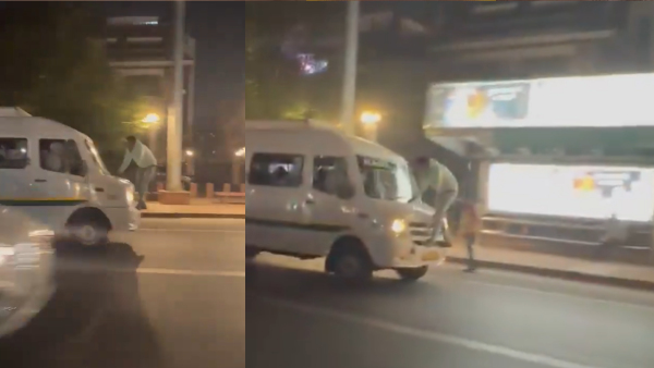 Man Hit By Minibus, Dragged On Bonnet In Delhi