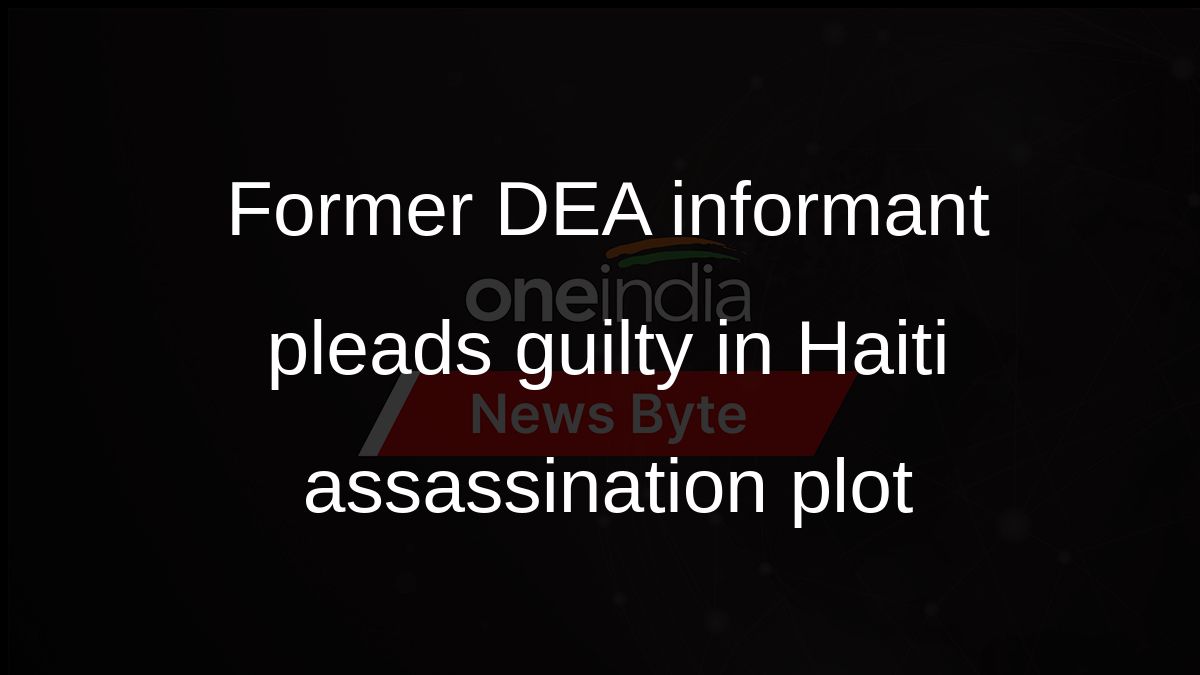Former DEA informant pleads guilty in Haiti assassination plot