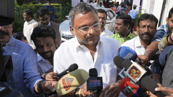 Congress MP Karti Chidambaram