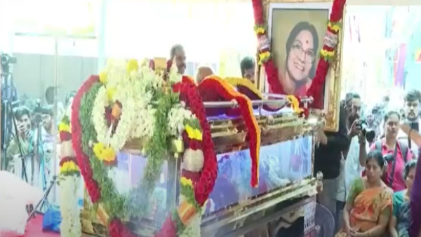 PM Modi, Others Pay Last Respect To Veteran Kannada Actress Leelavathi