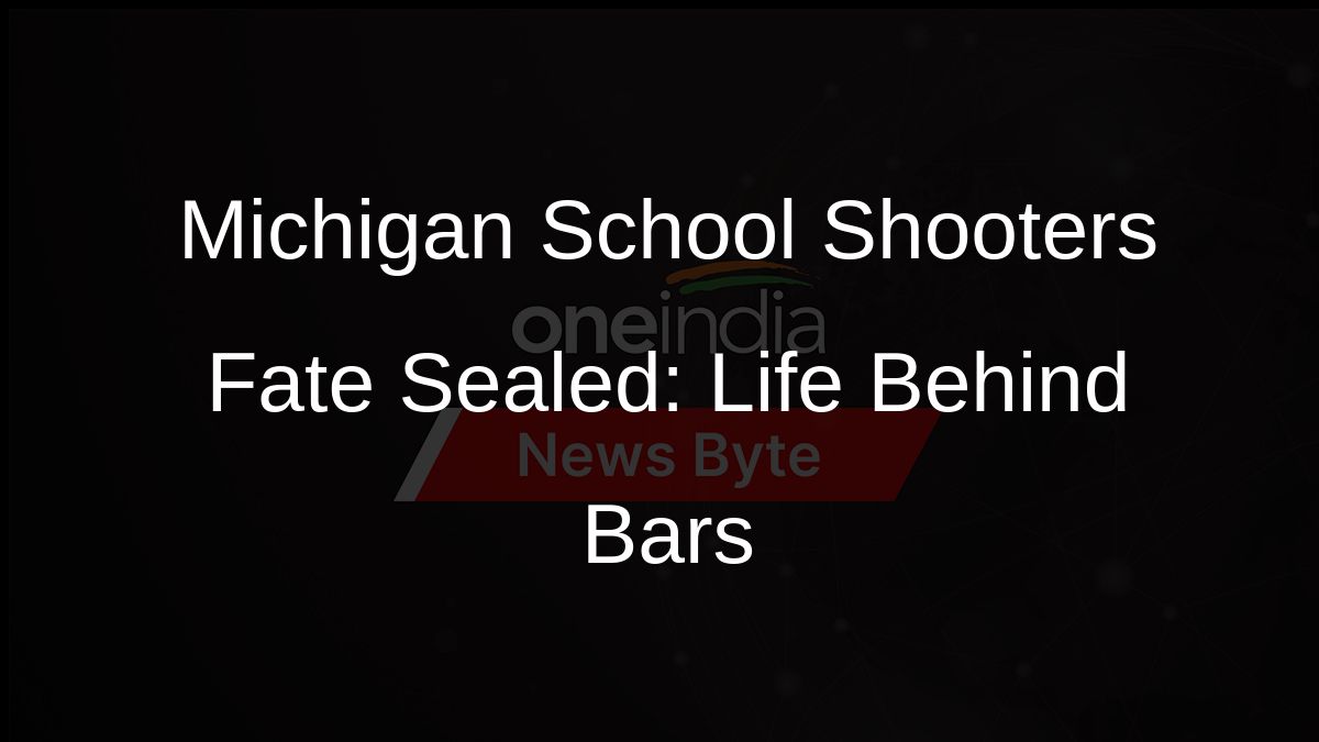 Michigan School Shooters Fate Sealed: Life Behind Bars