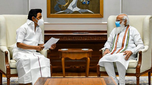 Tamil Nadu CM MK Stalin With PM Narendra Modi (File Photo)