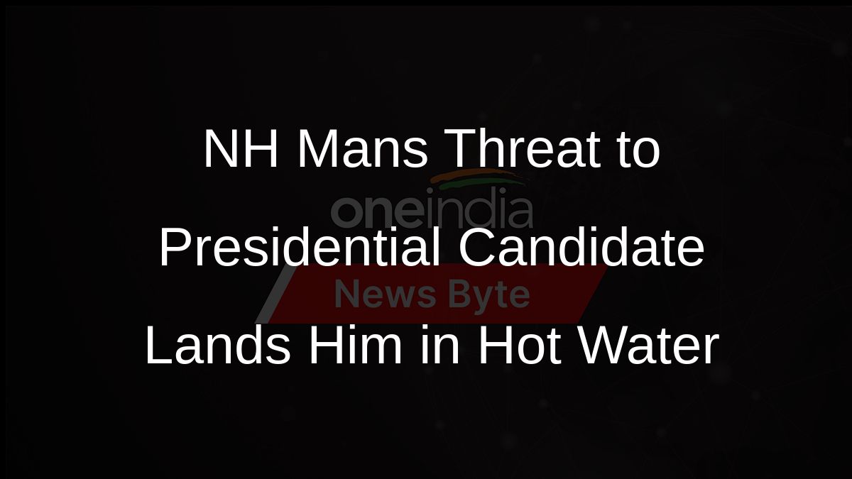 NH Mans Threat to Presidential Candidate Lands Him in Hot Water