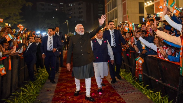 Assembly Election Verdict: BJPs Landslide Victory In Three States, Congress Claims Telangana