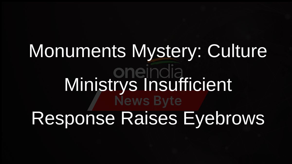 Monuments Mystery: Culture Ministrys Insufficient Response Raises Eyebrows
