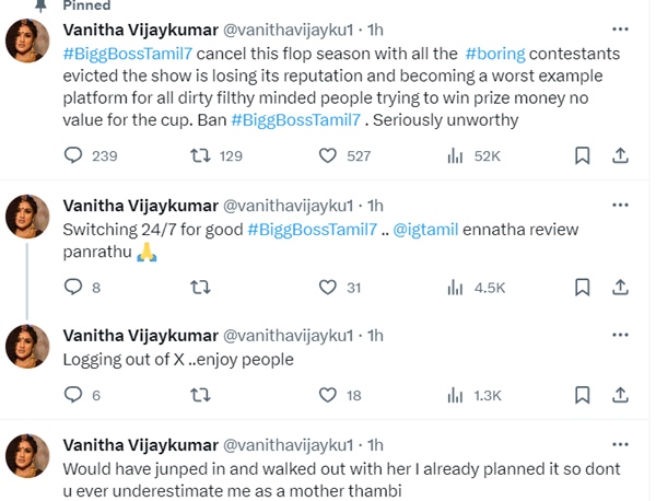 Ban Bigg Boss Tamil, Filthy Minded People Trying To Win Prize Money: Jovikas Mom Slams Kamals Show