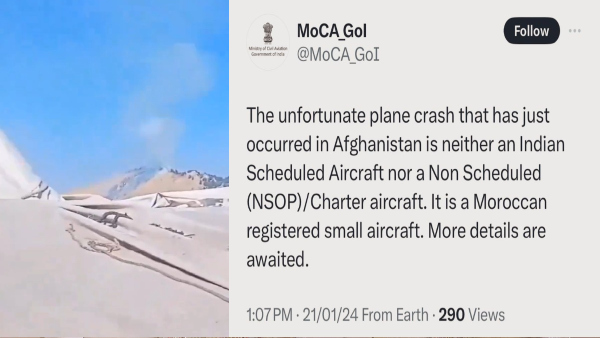 Plane Crashes In Afghanistan