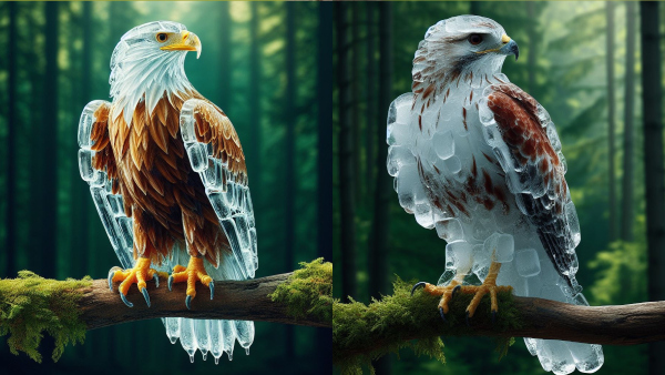 Eagles and hawks