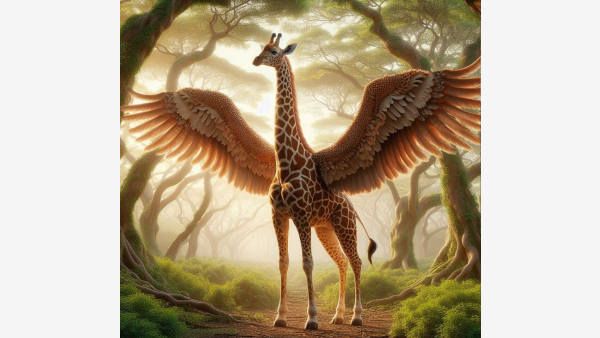 Giraffes Aerial Grace