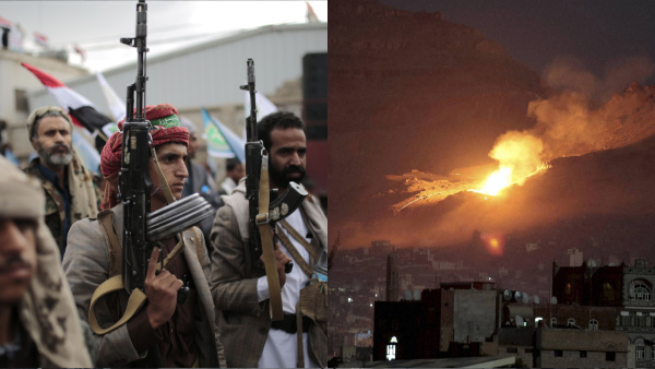 US and UK Airstrikes in Yemen