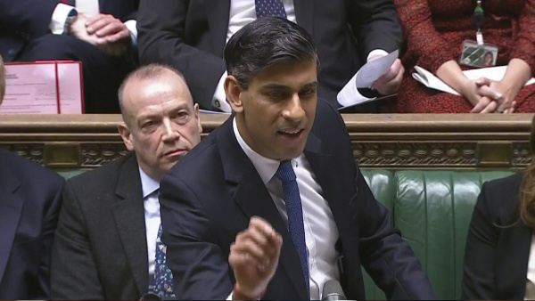 Britains Prime Minister Rishi Sunak
