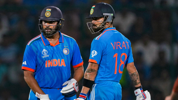 Indias Rohit Sharma and Virat Kohli